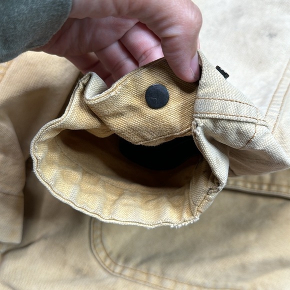 Vintage Woolrich Wool Blanket Lined Canvas Chore Jacket Large - Picture 12 of 14